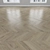 Versatile Parquet Oak Flooring 3D model small image 4