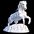 Stunning 3D Horse Statue 3D model small image 3