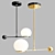 Contrapesso Brass LED Pendant 3D model small image 2