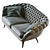 Buranto Sofa: 250x102x86 H 3D model small image 3