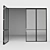 Sleek Aluminum Door 4: Vray & Corona 3D model small image 3