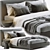 Luxury Flexform Magnum Bed - Modern Italian Design 3D model small image 2