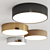 Metalmek Circle 9750: Contemporary LED Aluminum Ceiling Light 3D model small image 1