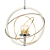 Ibis 22: Polished Nickel Brass Pendant 3D model small image 1