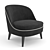 Flexform Dragonfly & Lysandre Armchairs: Contemporary Elegance by Roberto Lazzeroni 3D model small image 10