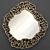 Elegant Filigree Mirror by Christopher Guy 3D model small image 1