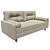 Sleek and Stylish Dayo Sofa 3D model small image 1