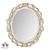 Elegant Handcrafted Nicole Mirror 3D model small image 1