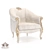 Title: Handcrafted Madeline Armchair by Romano Home 3D model small image 1