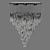 Elegant Reversible Chandelier 3D model small image 2