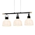 Elegant Pendant Light: Omnilux Zamora 3D model small image 1