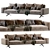 Fenix 3-Seater Sofa - Elegant Comfort 3D model small image 1