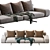 Elegant Wing Sofa by Flexform 3D model small image 4