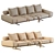 Elegant Wing Sofa by Flexform 3D model small image 5