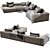 Modern Comfort: Westside Sofa 3D model small image 3