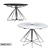 Geometric Millimeter Table with V-Ray Render 3D model small image 3