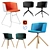 LaPalma CUT - Stylish and Versatile Chair 3D model small image 1