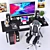 Ultimate Gaming Setup: Chair, PC Case, Speakers, Headphones | 860k Polygons 3D model small image 3