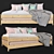 Stylish Stackable Double Bed 3D model small image 1