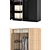 Paks Forsand Vikedal Wardrobe: Stylish Oak with Mirrored Glass 3D model small image 2