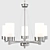 Urban Chic 5-Light Chandelier 3D model small image 1