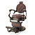 Vintage Barber Chair: Classic Charm 3D model small image 4