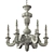 Odille Chandelier: Elegant Lighting Masterpiece 3D model small image 4