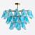 Elegant Underwater Chandelier 3D model small image 1