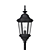 Elegant Wrought Iron Street Lamp 3D model small image 2