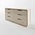 Sleek Fortis Drawer Cabinet | Holly Hunt 3D model small image 2