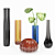 Reflex Murano Glass Vases: Set No4 3D model small image 5