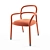 Sleek Single Seat: Modern Elegance 3D model small image 1