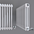 Elegant Cordivari Ardesia Radiator 3D model small image 2