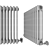 Elegant Cordivari Ardesia Radiator 3D model small image 5