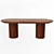 Moderna Dining Table - 220x90x75 cm 3D model small image 5