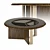 Sleek Wooden Center Table 3D model small image 4