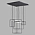 Elegant LED Metal Pendant Lamp 3D model small image 5