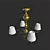 Elegant Crystal Chandelier 2408 3D model small image 3