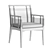 Elegant Amalfi Outdoor Armchair 3D model small image 5