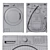 LG F1255RDS7: Advanced Care Washer 3D model small image 4