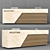 Modern Reception Desk - 1210x3500x900mm 3D model small image 1