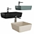 GSI Color-elements Washbasin Set 3D model small image 1