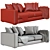Luxury Cenova Sofa: Next-Level Comfort 3D model small image 2