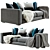Luxury Cenova Sofa: Next-Level Comfort 3D model small image 4