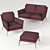 Minimalist Luxury: Casadesus Ava Sofa Set 3D model small image 1