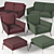 Minimalist Luxury: Casadesus Ava Sofa Set 3D model small image 4