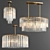 Elegant Nessa Chandelier Collection 3D model small image 1