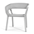 Njord Armchair: Sleek Scandinavian Design 3D model small image 4