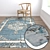 Title: Luxury Texture Carpets Set 3D model small image 5