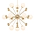 Luxury Glass Loft Pendant Light 3D model small image 1